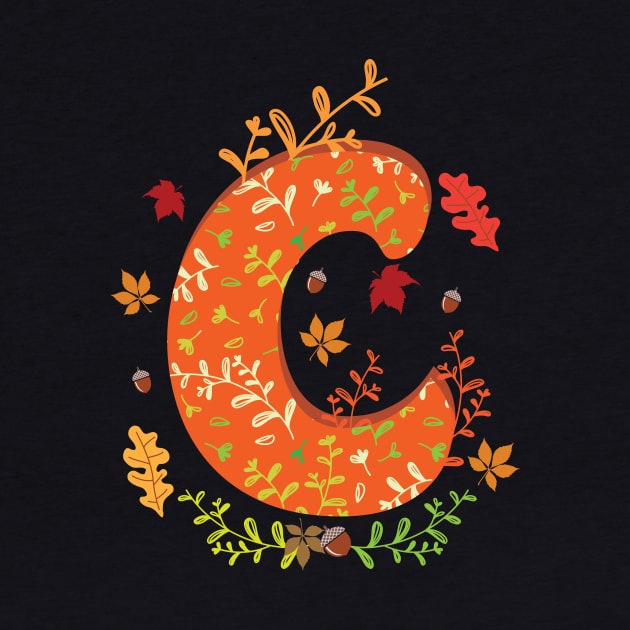 C Autumn Monogram by emma17